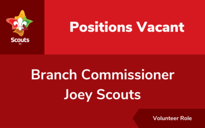 Branch Commissioner Joey Scouts